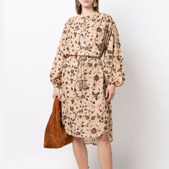 Ulla Johnson NWT Agadir Belted Coverup Midi‎ Dress Size Medium
